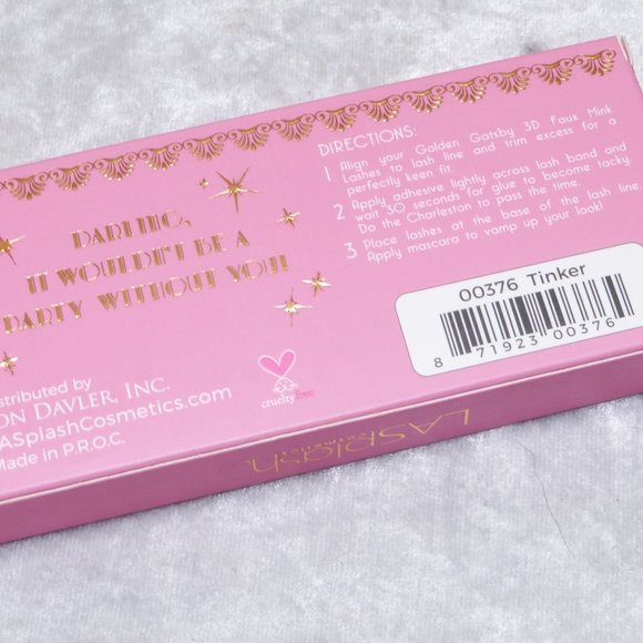 LA Splash Golden Gatsby 3D Faux Mink Lashes - Picture 3 of 3